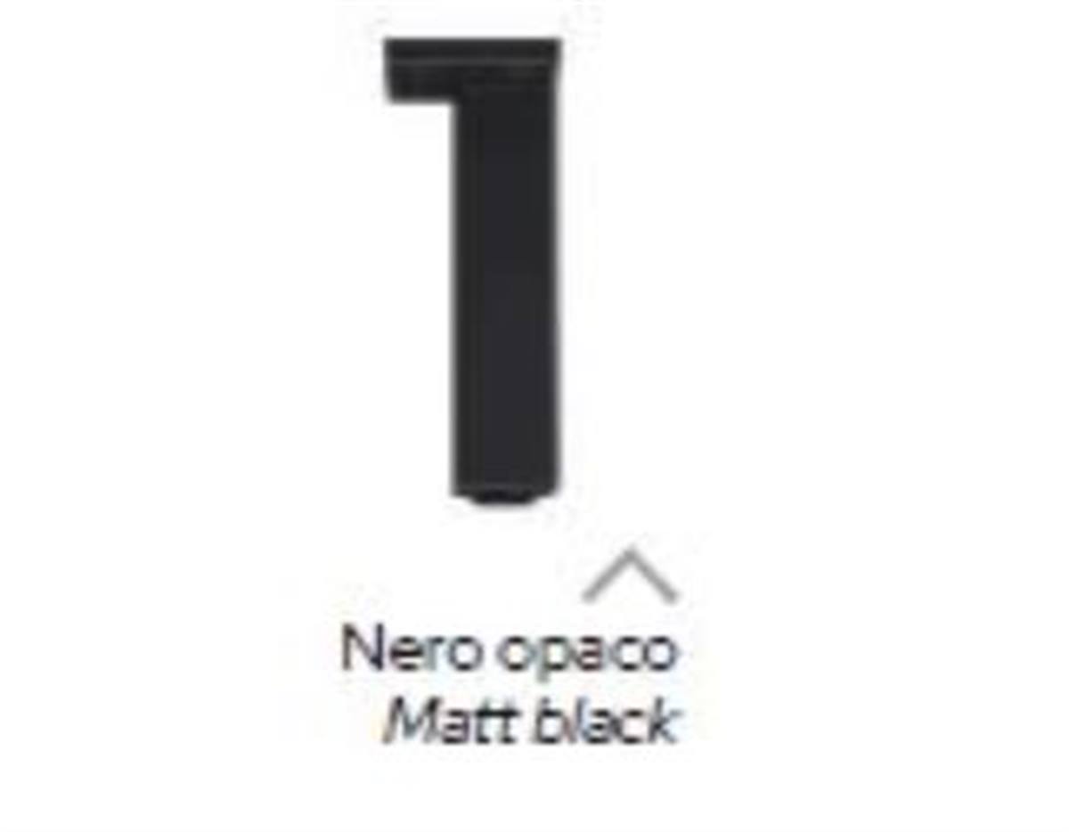 PIEDINO ART. PI 01 C (100) NERO OPACO